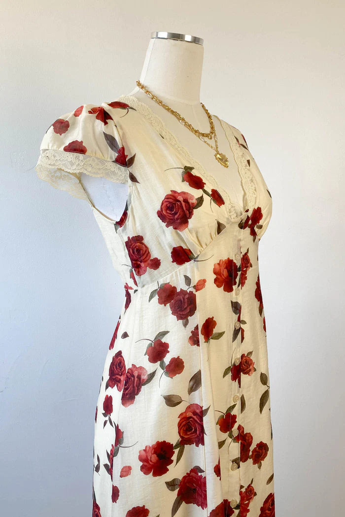 Floral Button Up Dress