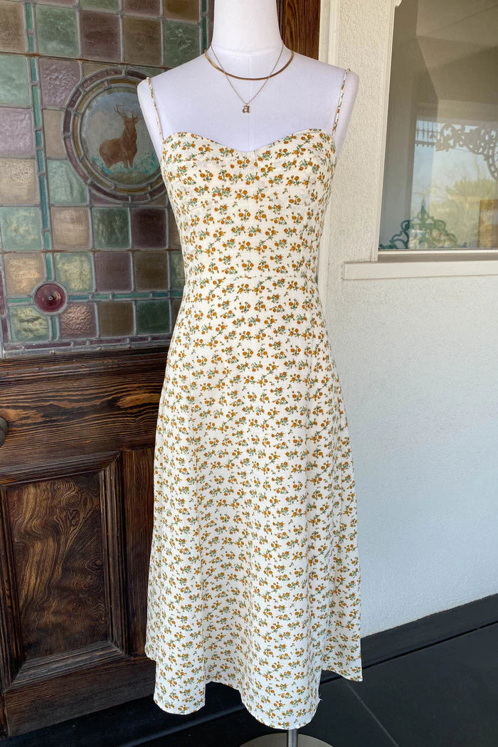 Ditsy Floral Midi Dress