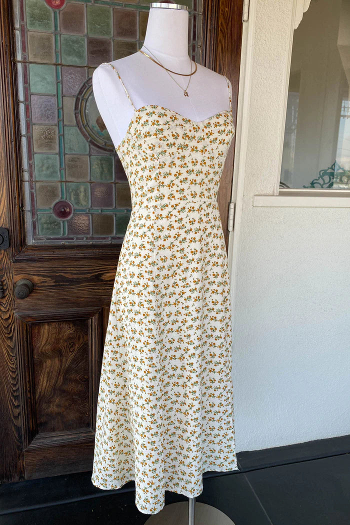 Ditsy Floral Midi Dress