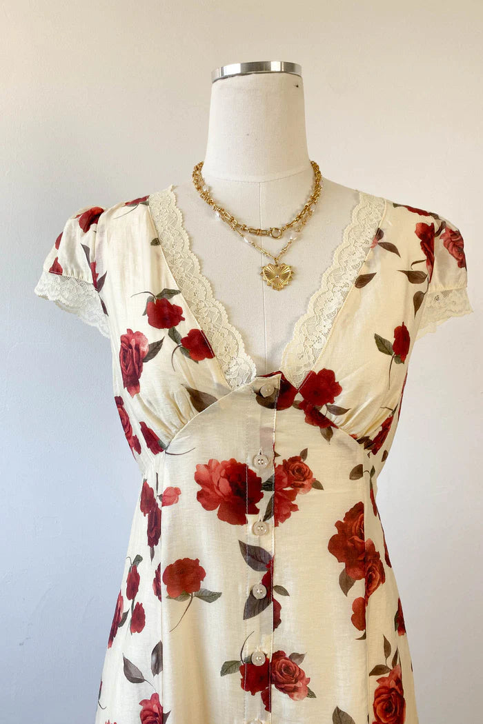 Floral Button Up Dress