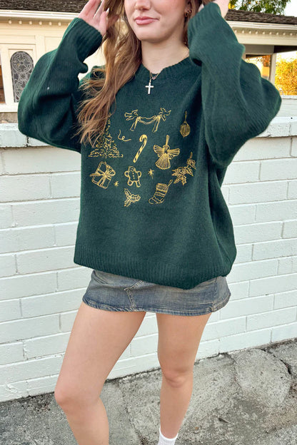 Evergreen Christmas Sweater